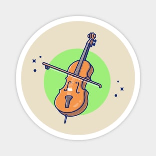 Cello Violin Magnet